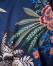 Floral Border Printed Shirt, Navy, swatch